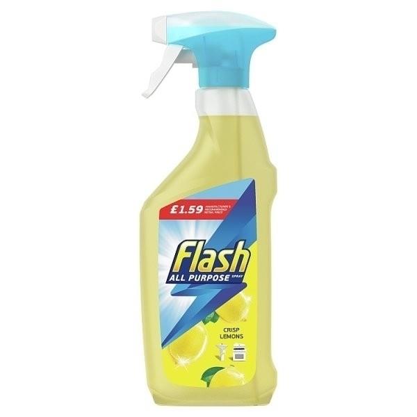 Flash All Purpose Crisp Lemons Spray 469ml Flash All Purpose Crisp Lemons Spray 469ml